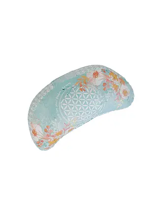 THE SPIRIT OF OM | Cojín de meditación media luna lila | bunt